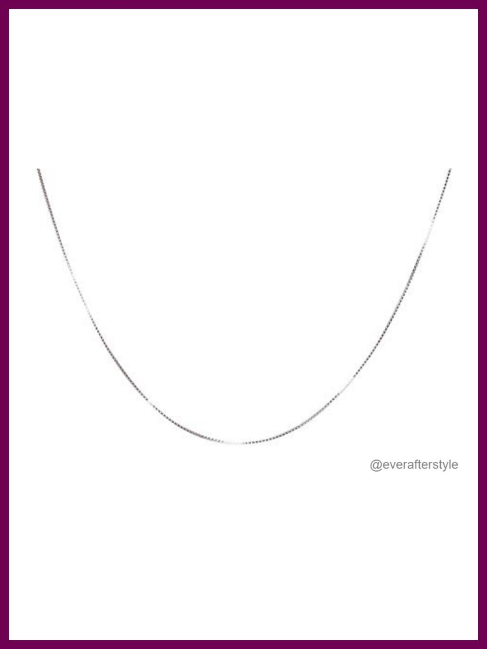 925 Sterling Silver 26" Box Chain Necklace - 0.8mm Delicate Thin Strong